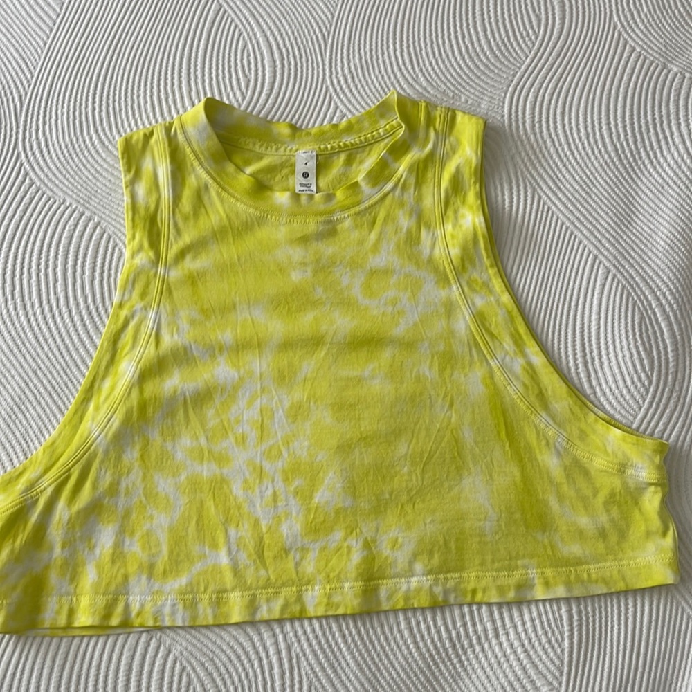All Yours Cropped Cotton Tank Top
Tie Dye